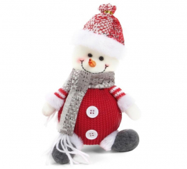 Snowman Pendant Doll 27x14 cm