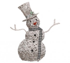 Snowman Wicker 120 cm