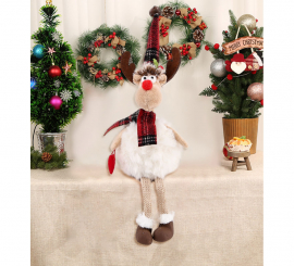 Muñeco Oveja Navidad con Corazón Sentado de 27 cm