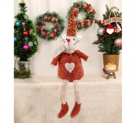 Muñeco Ratón Navidad Sentado de 21 cm