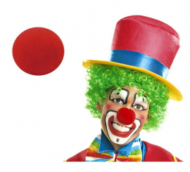 Red foam clown nose