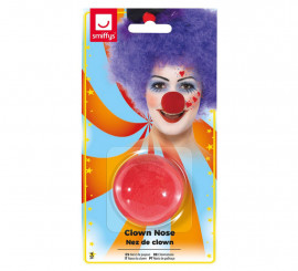 Roter Nasenschwamm für Clown