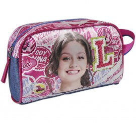 Soy Luna Pink Bathroom Toiletry Bag 22x14x8 cm