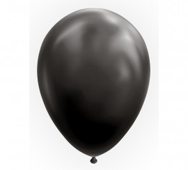 Pack de 10 Globos Color Negro de 30 cm