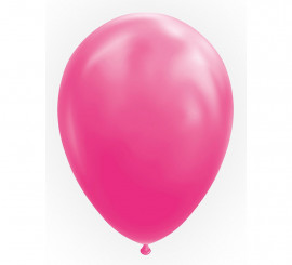 Confezione da 10 Palloncini Colore Rosa Intenso da 30 cm