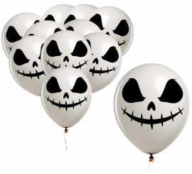 Pack of 10 30cm Ghost Balloons