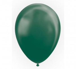 Pack de 10 Globos Metalizados Color Verde Lima Perlado de 30 cm