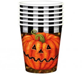 Pack de 10 Vasos con Calabazas