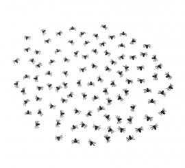 100 Araignées Noires 4 Cm – Décoration Halloween Réaliste, Réutilisable