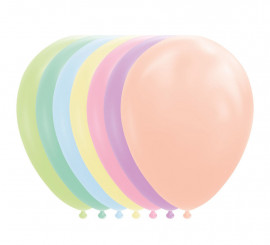 Lot de 100 Ballons Macarons 30 cm Couleurs Assorties