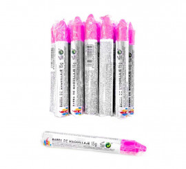 Pack of 12 Fluorescent Pink Crayons