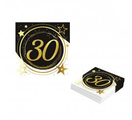 Numero 30 Foil Palloncini 30 ° Buon Compleanno 30 Anni Uomo Donna  Decorazione Feste Trenta Accessori Anniversario Black Gold Da 10,48 €