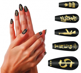 Pack de 12 Uñas Thug Life