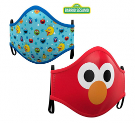 Pack of 2 Reusable Children's Mask Sesame Street