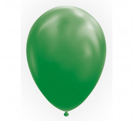 Pack de 25 Globos Color Verde Oscuro de 30 cm