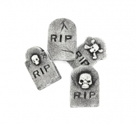 Pack of 4 RIP Tombstones