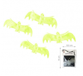 Pack of 4 Fluorescent Bats