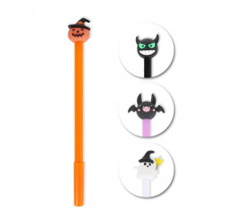 Pack de 48 Bolígrafos Halloween en modelos surtidos de 17,5 cm