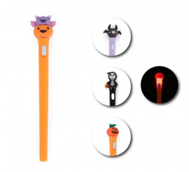 Pack de 48 Bolígrafos Halloween en modelos surtidos de 17,5 cm