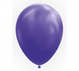 Pack de 50 Globos Color Púrpura de 30 cm