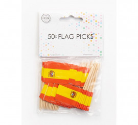 Pack de 50 Pinchos de la Bandera de España