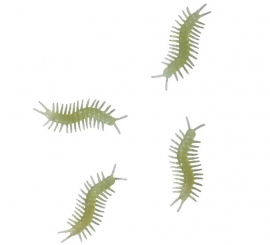 Pack of 8 Glow in the Dark Centipedes of 6 cm