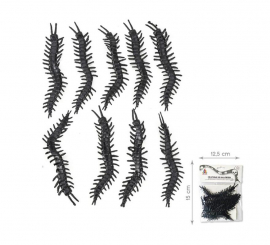 Pack of 8 black centipedes