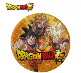 Pack of 8 Dragon Ball paper plates of 23 cm