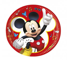 Pack of 8 Famous Mouse Paper Plates 23 cm