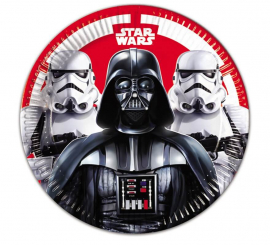 Pack of 8 Star Wars Final Battle Plates of 23 cm