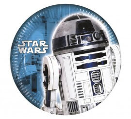 Pack de 8 Platos Star Wars R2-D2 de 20 cm