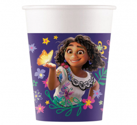 Pack of 8 200 ml Cardboard Disney Charm Cups