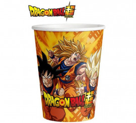 copos de papel Dragon Ball de 250 ml