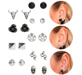 Pack de 9 Pendientes surtidos de Halloween