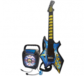 Pack guitare électrique rock et haut-parleur avec Bluetooth
