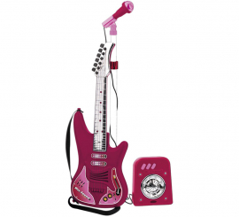 Pack guitare, microphone et haut-parleur pour filles