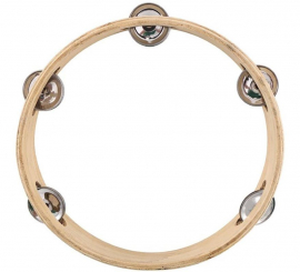 Pandereta de Madera sin parche o Sonaja de 21,5x4 cm