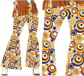 Women's 70s Polka Dot Pants