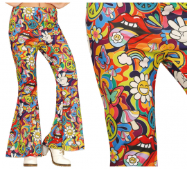 Hippie Peace and Love Pants for Women