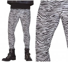 Adult Zebra Print Rock Pants