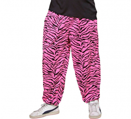 Men's 80s Pink Zebra Print Pants Men's 80s Pink Zebra Print Pants