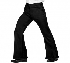 Men's Black 70s Disco Pants