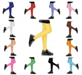 Collants 40 Deniers Infantil em várias cores