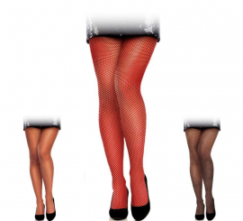 Collants de Rede Fina Adulto em várias cores