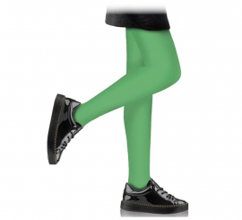 Children's 40 denier green tights