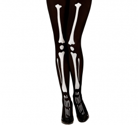 40 DEN Skeleton Tights for women