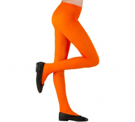 Meia-calça laranja 40 DEN para meninas