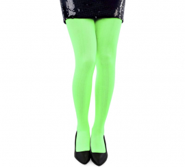 Neon green tights