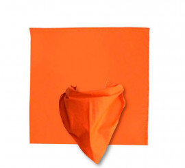 Mouchoir orange 54x54 cm. pour les Peñas