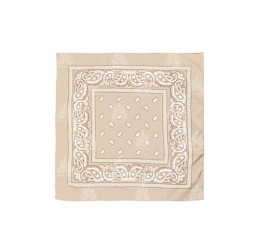 Foulard Paisley beige 54x54 cm